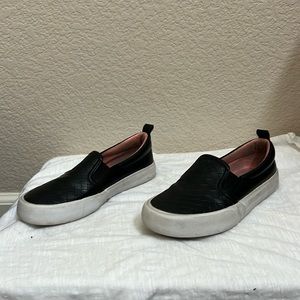 Cat & Jack black slip ons